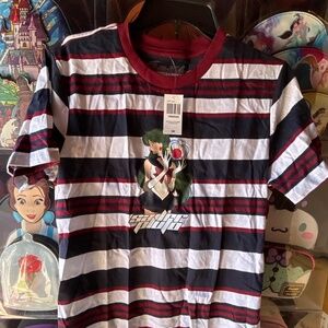 Sailor Pluto T Shirt Striped Portrait Sailor Moon Women